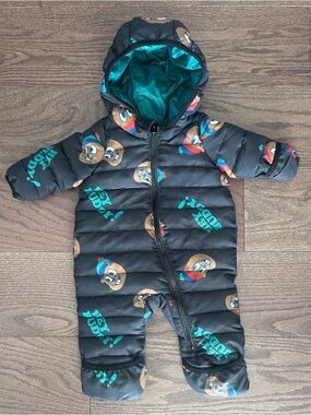 Roots Size 0-3 month Baby Reversible Snowsuit